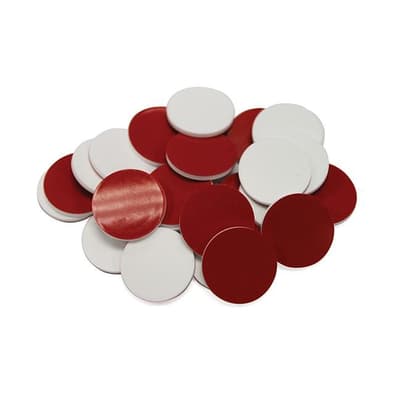 Chromatography Research Supplies Red PTFE/White Silicone Seal for 18 mm Screw Cap (100/pk)